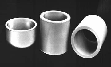 coated crucibles and fittings